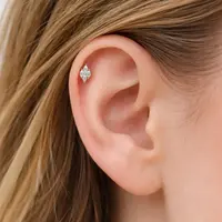 Piercing zilverkleur Merella