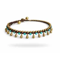 Enkelbandje turquoise summer drop