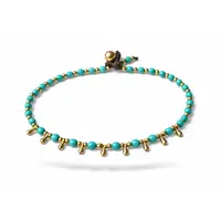 Turquoise enkelbandje