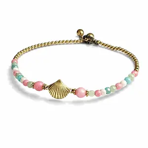 Enkelbandje pastel schelp