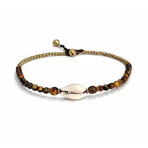 Tijgeroog enkelbandje schelp