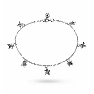 Zilveren enkelbandje vlinder Anica