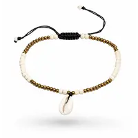 Enkelbandje cowrie schelpje