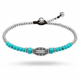 Enkelbandje Oahu turquoise