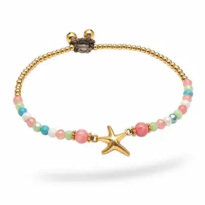 Enkelbandje zeester Multicolor