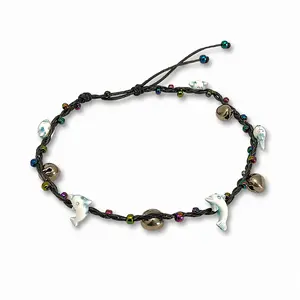 Enkelbandje met dolfijntjes