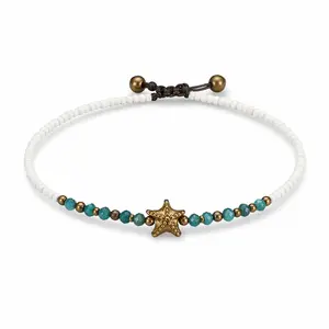 Enkelbandje Blauwe apatiet zeester