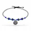 Enkelbandje Tree of life blauw