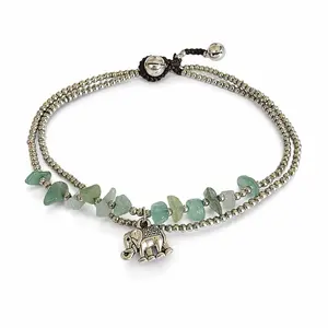 Enkelbandje olifant groen