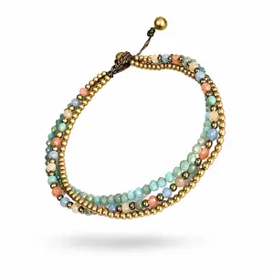 Enkelbandje La Brassa blauw