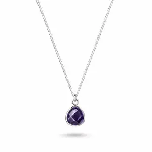 Amethist ketting druppel