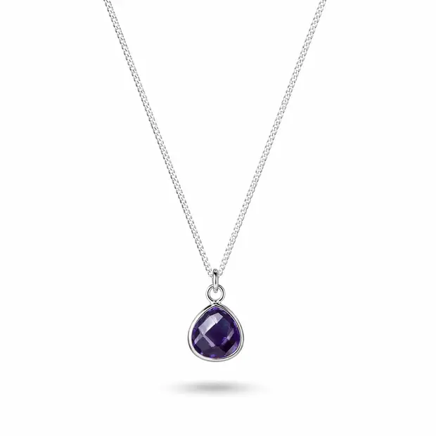 Amethist ketting druppel Amethist ketting druppel