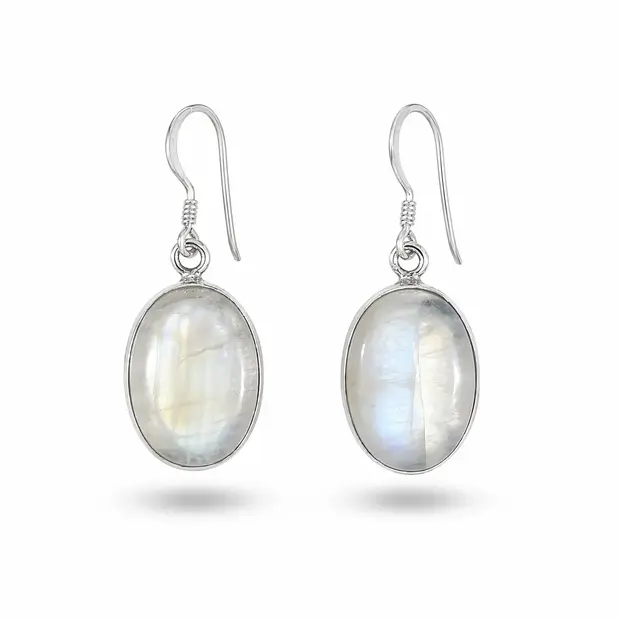 Maansteen oorbellen Yva