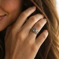 Maansteen ring Nathalia