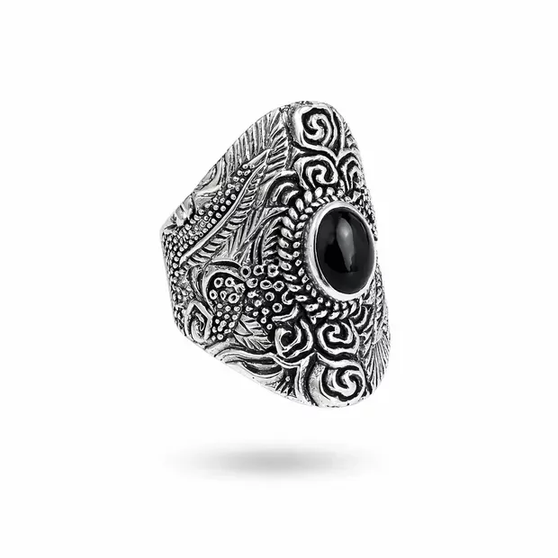 Boho ring black onyx Boho ring black onyx