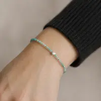 Amazoniet armbandje hartje