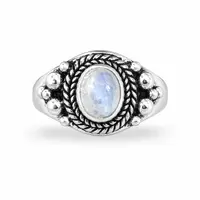 Zilveren Maansteen ring Sherya