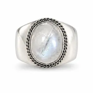 Zilveren Maansteen ring Jessy