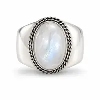 Zilveren Maansteen ring Jessy