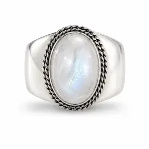 Zilveren Maansteen ring Jessy