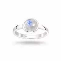 Zilveren ring Maansteen Malorie