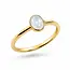 Goldplated Maansteen ring Geena