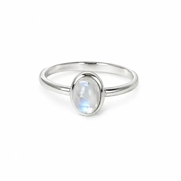 Edelsteen ring piccola Maansteen Edelsteen ring piccola Maansteen