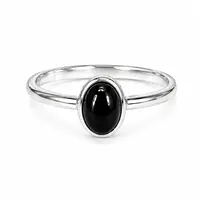 Edelsteen ring Black Onyx Piccola