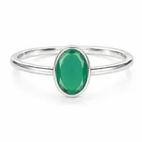 Groene Onyx ring Piccola