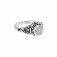 Zilveren ring Callisto Maansteen