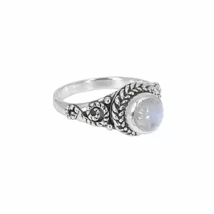 Zilveren ring Callisto Maansteen