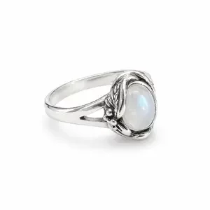 Zilveren ring Maansteen Alice