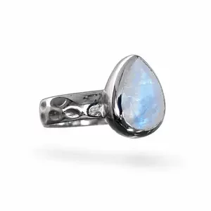 Zilveren Maansteen ring Karla