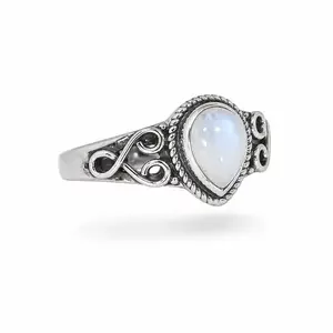 Zilveren Maansteen ring Roxanne