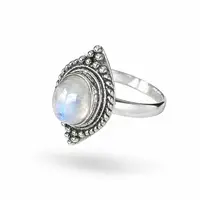Zilveren ring maansteen Syona