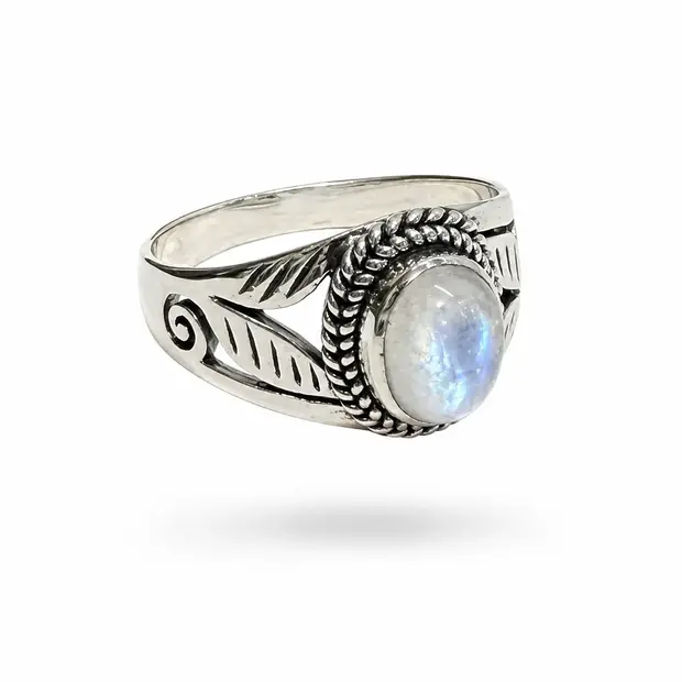 Maansteen ring Faa Maansteen ring Faa
