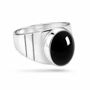 Zilveren Black Onyx ring Yndah