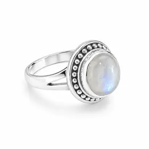 Zilveren ring Moonstone Ezira Zilveren ring Moonstone Ezira