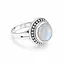 Zilveren ring Moonstone Ezira