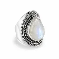 Zilveren ring Maansteen Ranisha