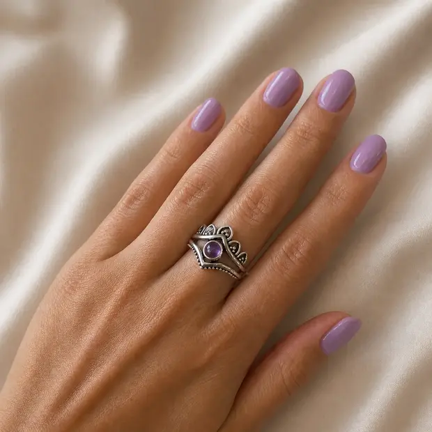 Amethist ring Chiara