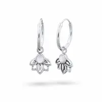 Hoop oorbellen Lotus Hoop oorbellen Lotus