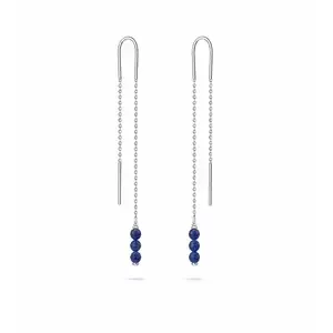 Doortrek oorbellen Fé Lapis Lazuli