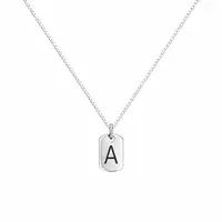 Mini Dog Tag ketting graveerbaar