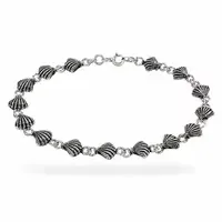 Zilveren enkelbandje Silver Shell