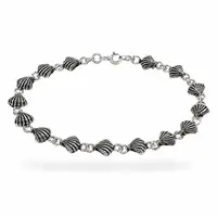 Zilveren enkelbandje Silver Shell