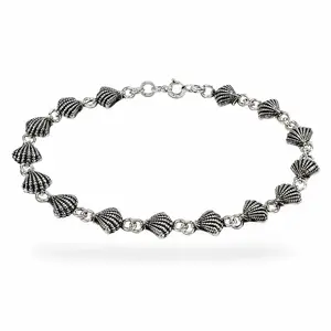 Zilveren enkelbandje Silver Shell