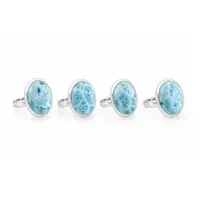 Larimar ring Brisa