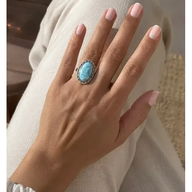 Larimar ring Aroa Larimar ring Aroa