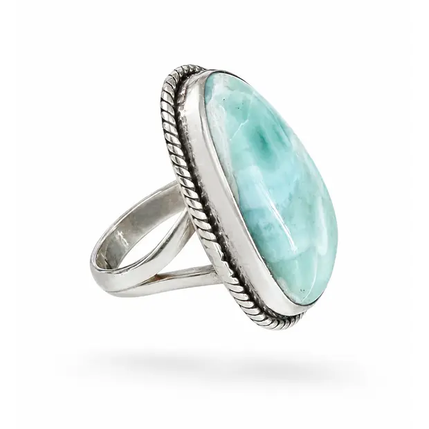 Larimar ring Belicia